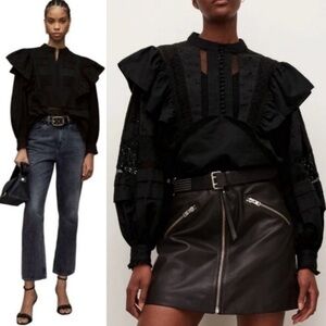 Elegant Black Women's Top